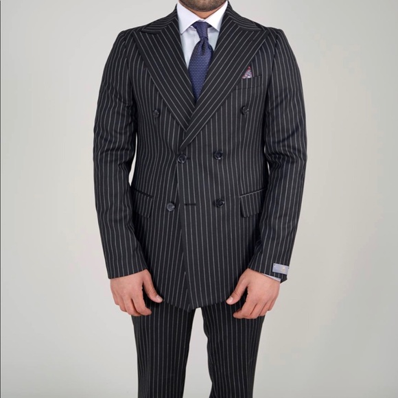 Mens double breasted 2 piece suit - Picture 1 of 1